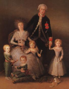 Francisco De Goya : The Duke and Duchess of Osuna and their Children